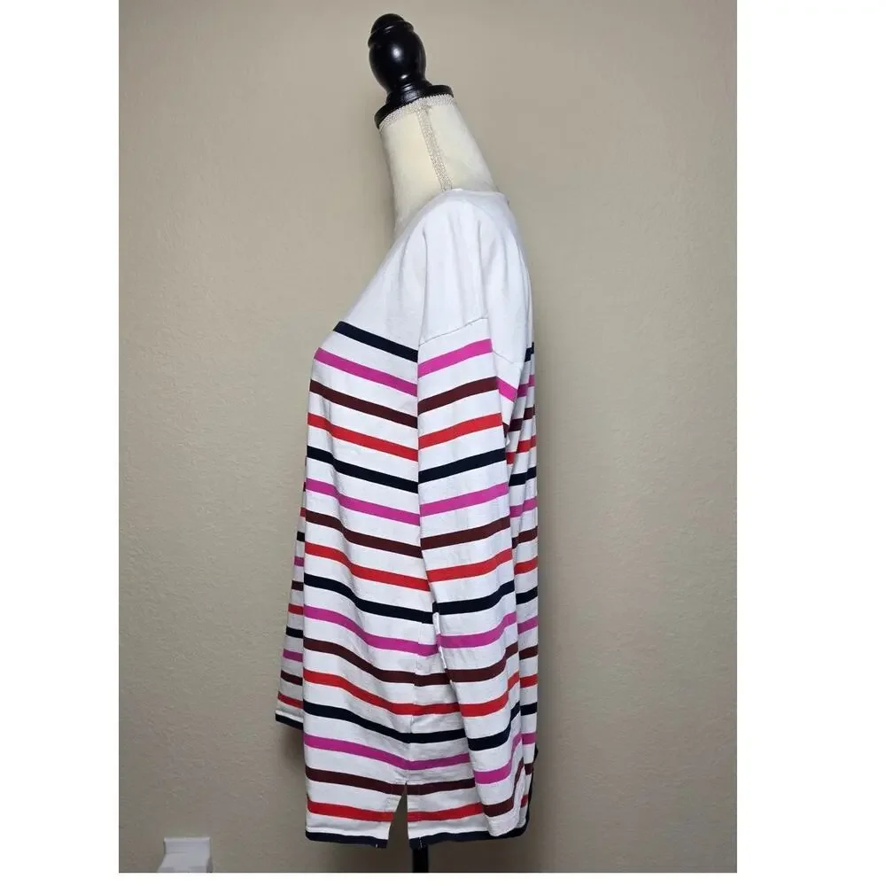 J. Crew Women's Contrast Yoke Top Large